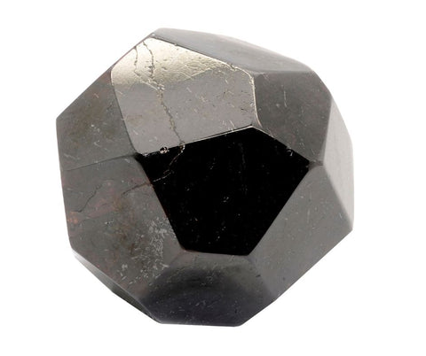 a dark grey garnet