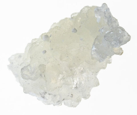 rough grey crystals of prehnite