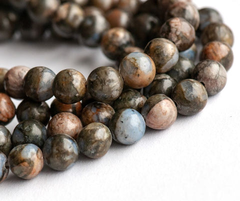 Strands of LLanite beads aka Que Sera Stones