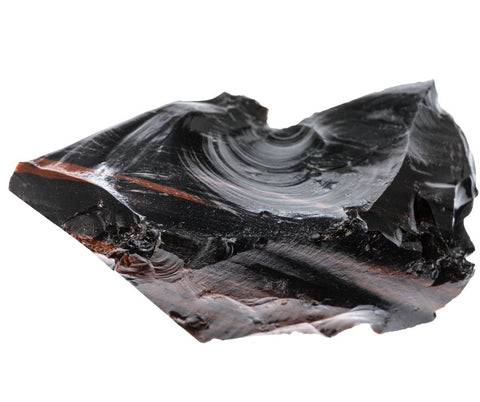 Obsidian is often mistaken for jet stone