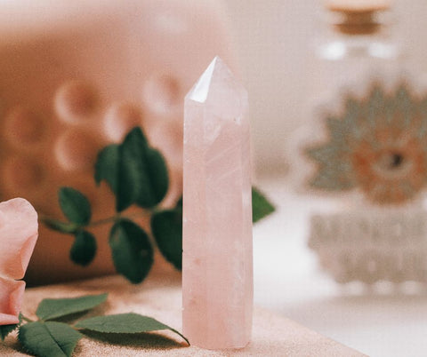 Rose Quartz is one of the best crystals for creating a peaceful sleeping environment