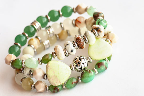 Chrysoprase Therapeutic Necklaces