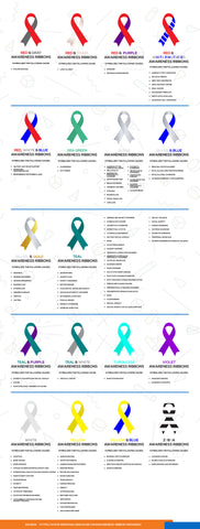 Cancer Ribbon Color Chart Pdf