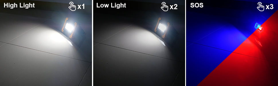 TSUN Portable LED Work Light 1100 Lumen brightness