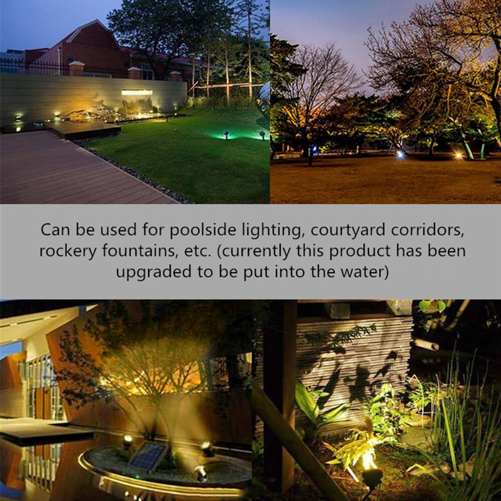 solar lights for rockery