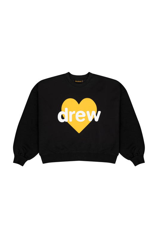 love hoodie - black – drew house