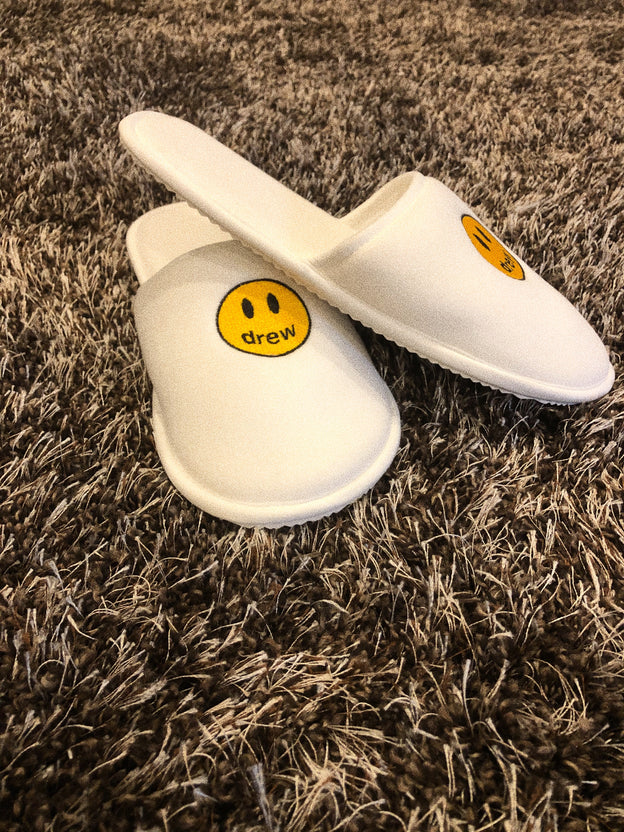 mascot drew house slipper - white 