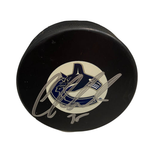 Cory Schneider Autographed Hockey Puck - Pastime Sports & Games
