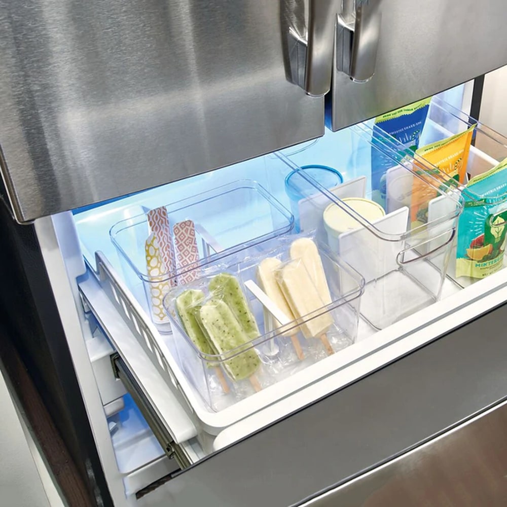 tall fridge organisers will keep your most commonly-used items decluttered and easy to find