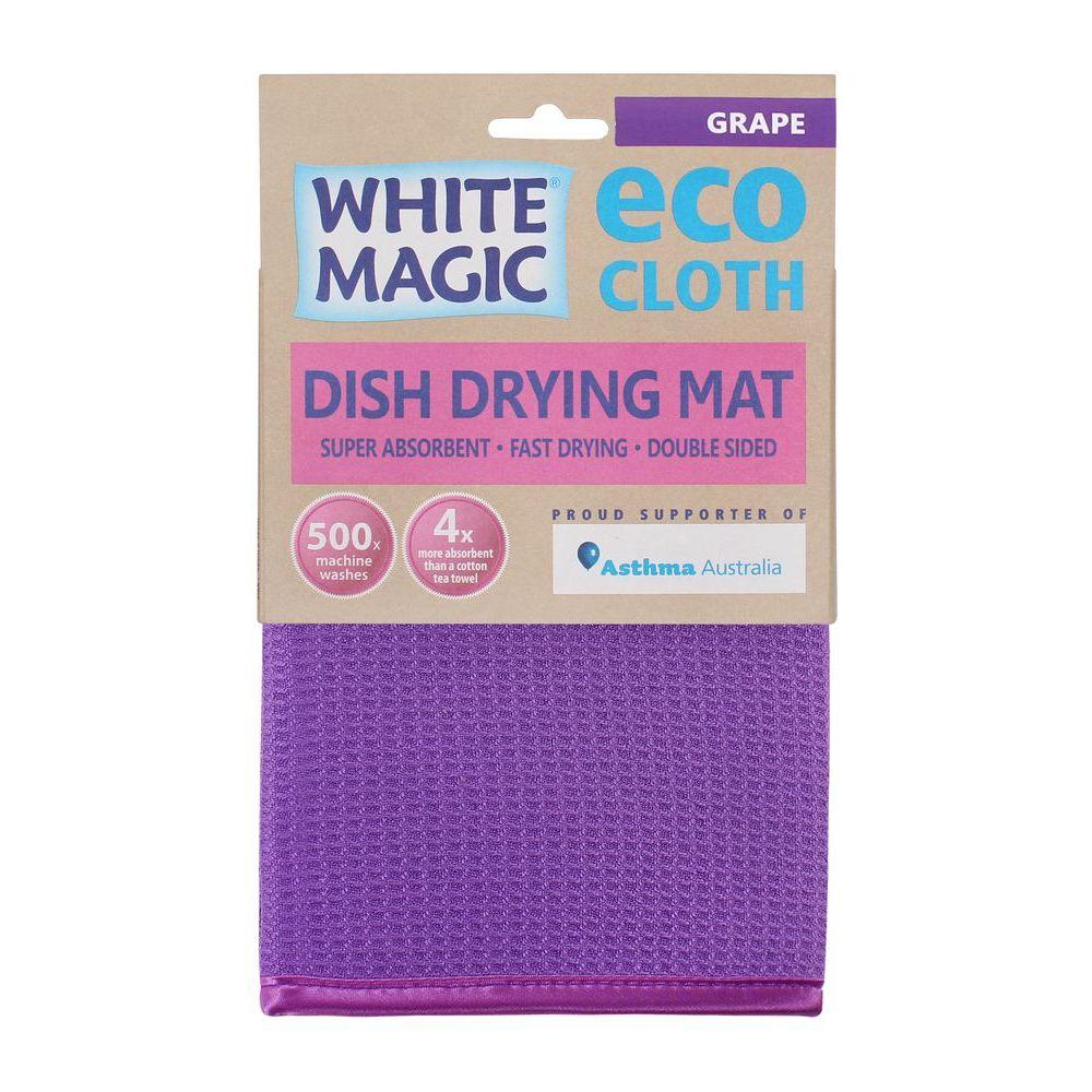 White Magic Eco Cloth Dish Drying Mat Colour - Coral - WA