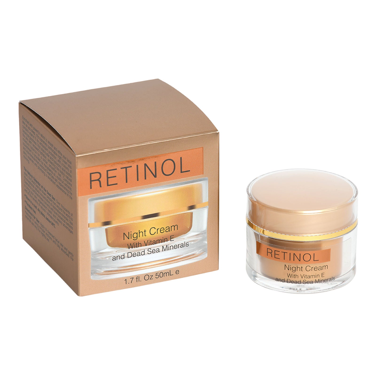 Retinol Night Cream With Vitamin E And Dead Sea Minerals