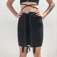 black summer skirt