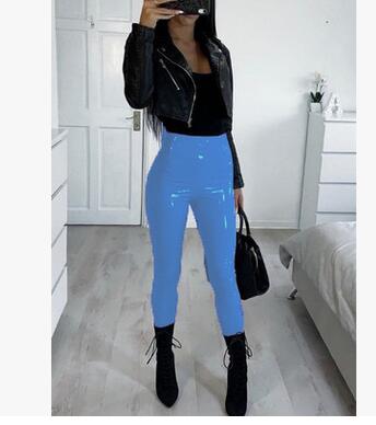 women's leather leggings pants