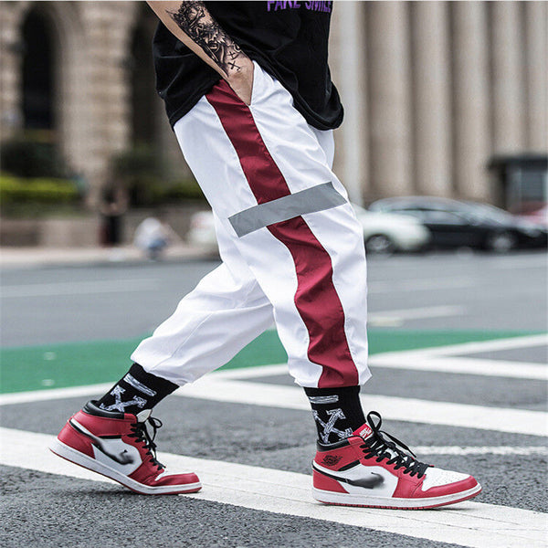 baggy track pants