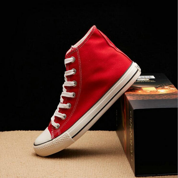 mens red casual shoes