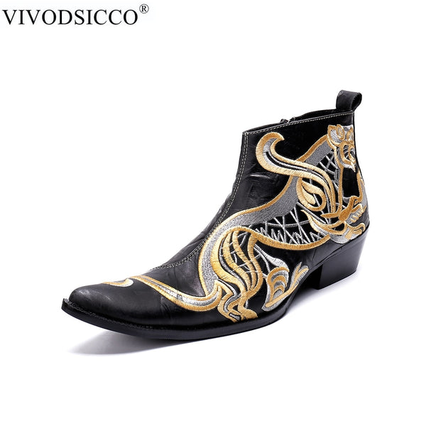 italian leather dress boots