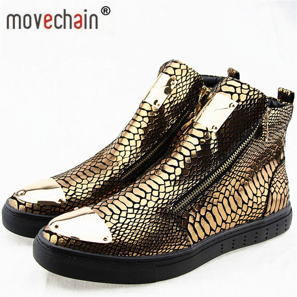 snakeskin casual shoes