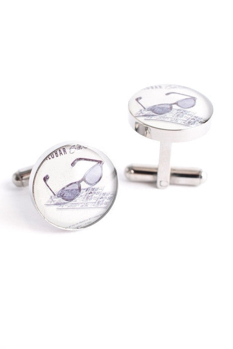 SUNGLASSES & TICKETS CUFFLINKS