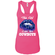 Cowboys football Dallas Fans American Ladies Tank