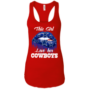 Cowboys football Dallas Fans American Ladies Tank