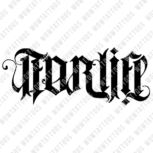 life and death ambigram