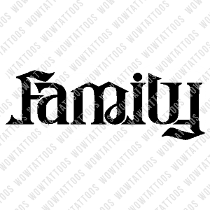 Ambigram  Forever family by Zizzorhands on deviantART  Ambigram Ambigram  tattoo Family tattoos