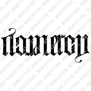 ambigram generator wow tattoos