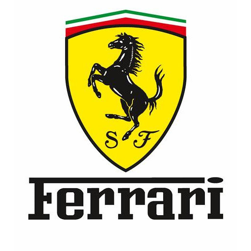 Logo Ferrari papier thermocollant pour flocage