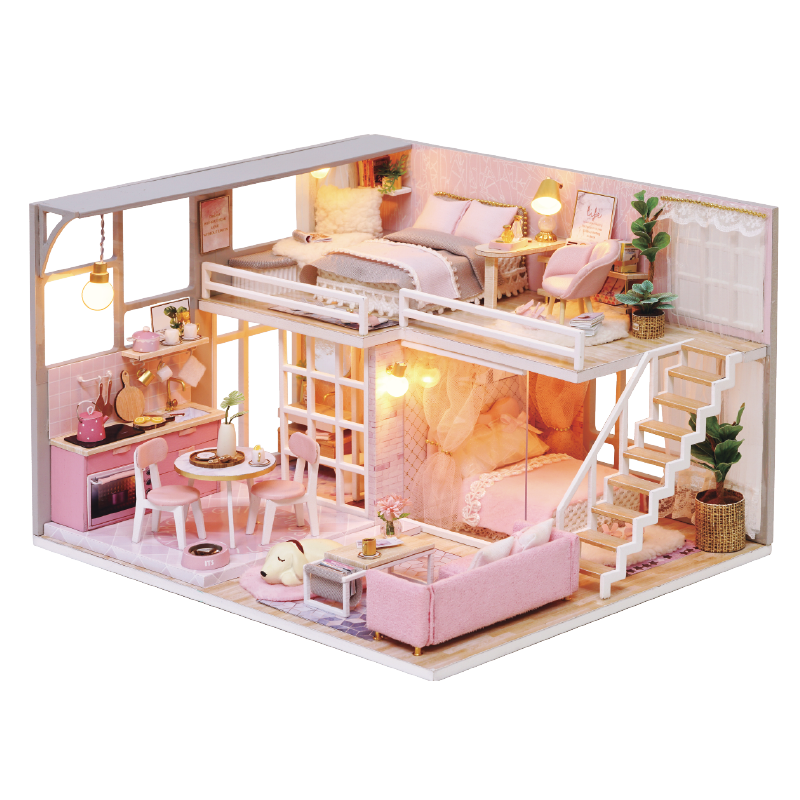 diy miniature loft dollhouse