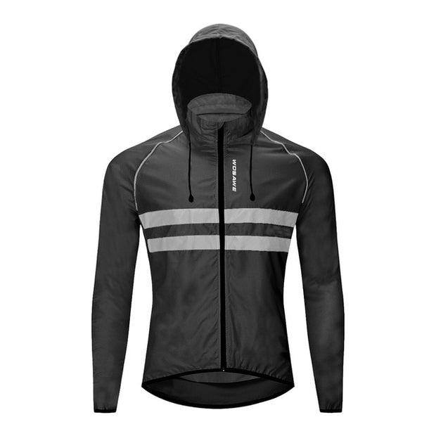 Windproof Cycling Jackets Hooded Men