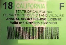 fishing license