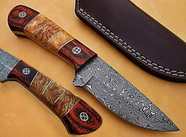 raindrop damascus knife