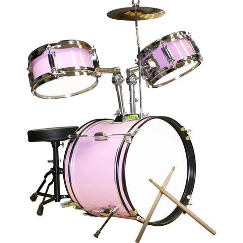 pink drum set for kids