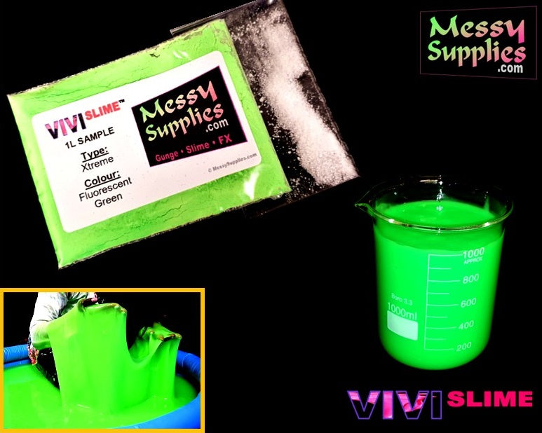 Gunge/Slime Powder 185g (10 Litres)- Vibrant Green, GUNGE