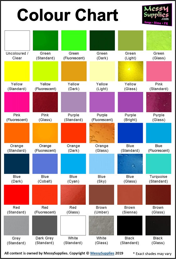 messysupplies colour chart