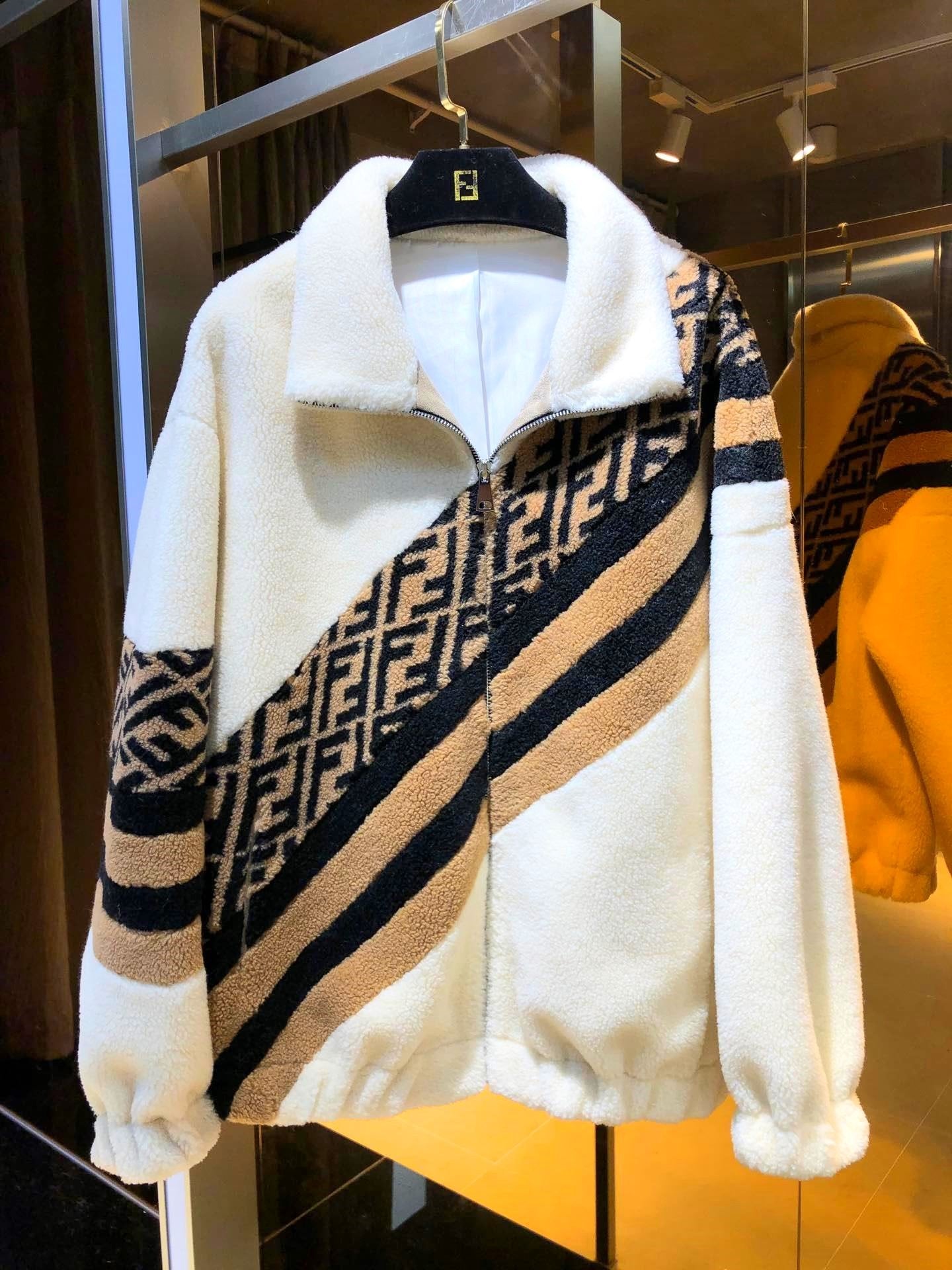 fendi sheepskin jacket