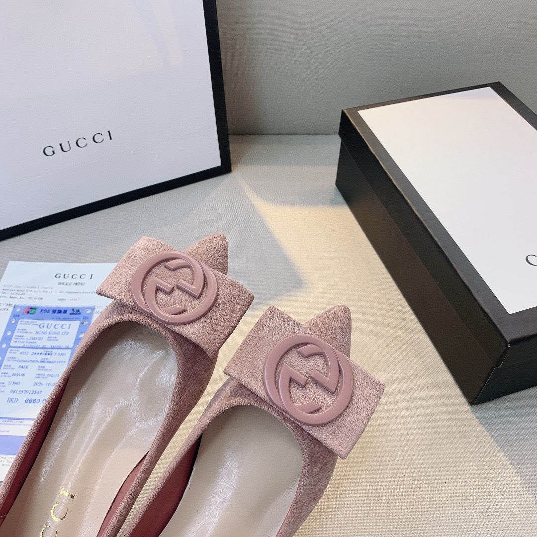GU Shoes Pink Flat#N#– Shuz