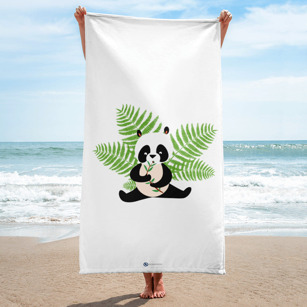 Serviette De Bain Plage Enfant Panda