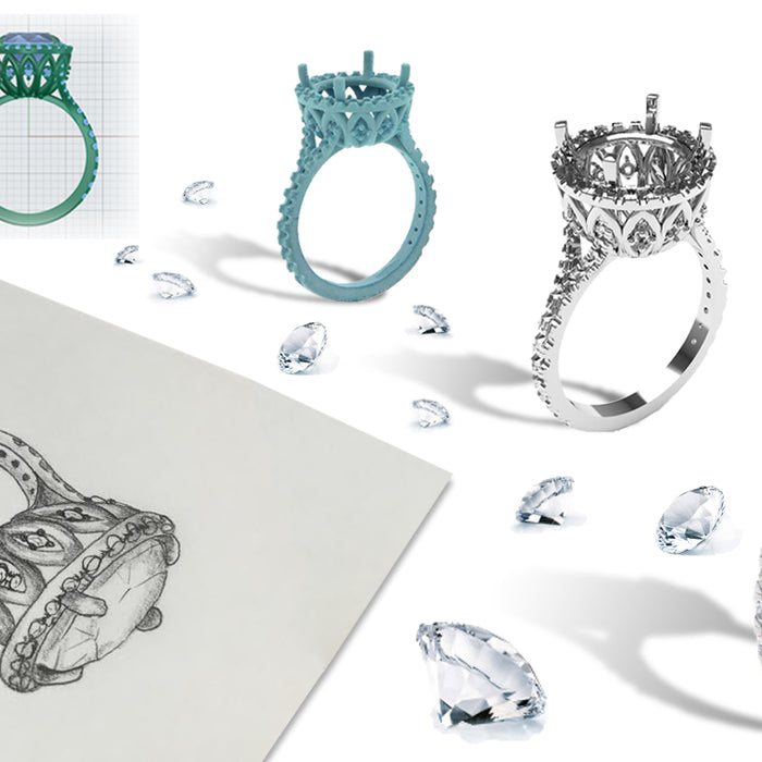 Angelucci Custom Ring Design Process