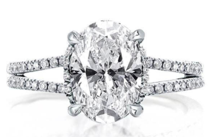 split shank engagement ring