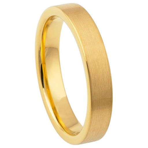 14k Yellow Gold 4mm CLIQ Hinged Adjustable Wedding Band For