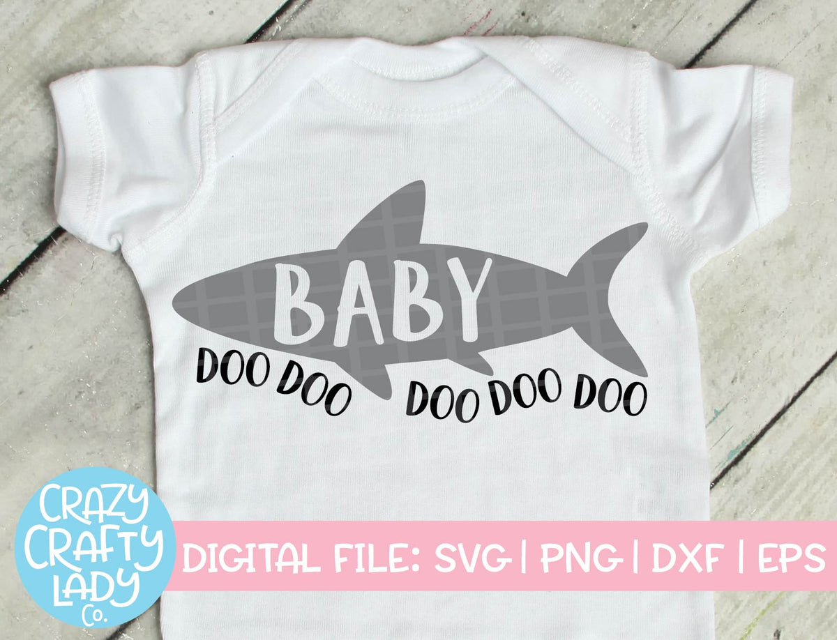 Download Baby Shark Svg Cut File Crazy Crafty Lady Co SVG Cut Files