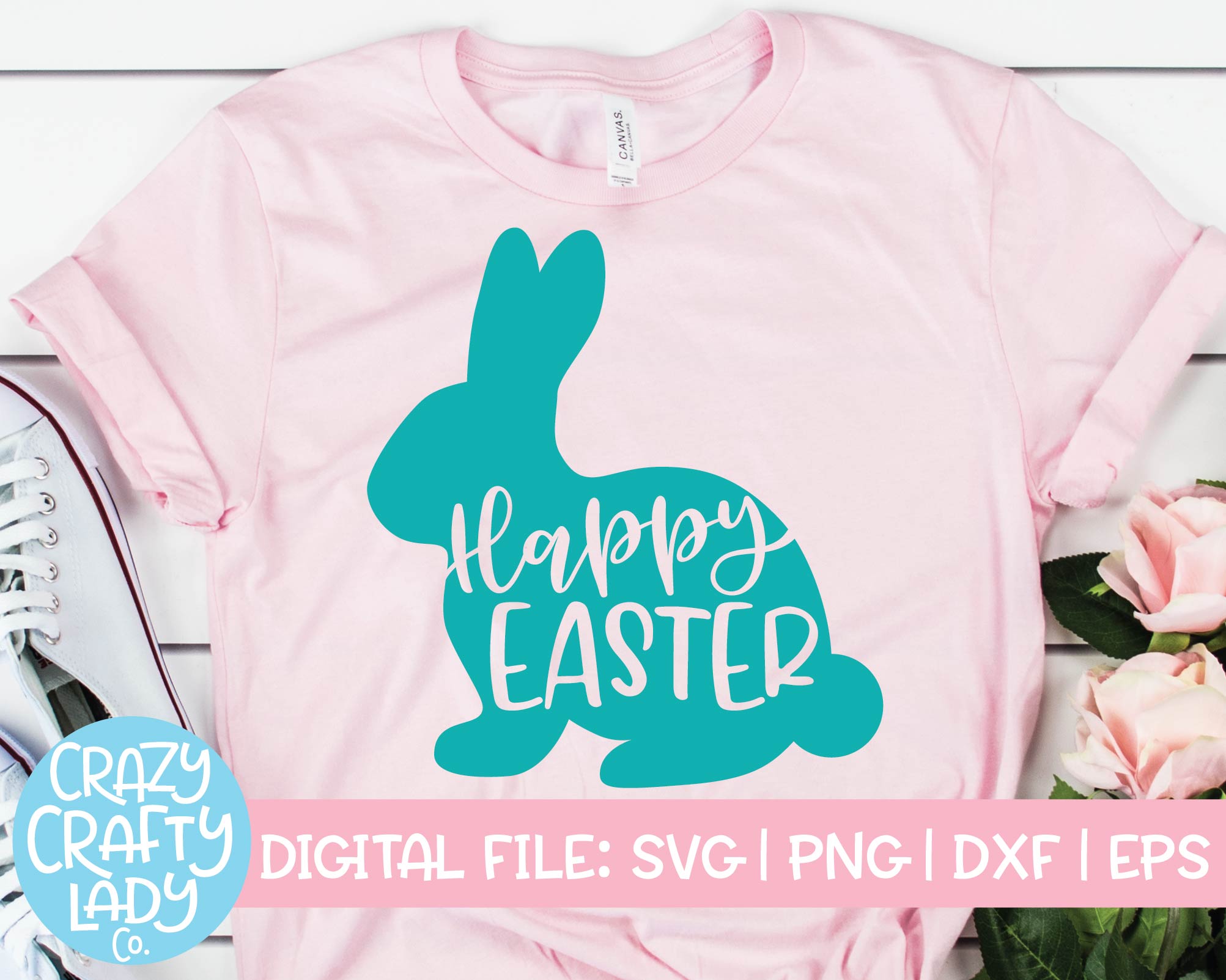 Download Happy Easter Svg Cut File Crazy Crafty Lady Co