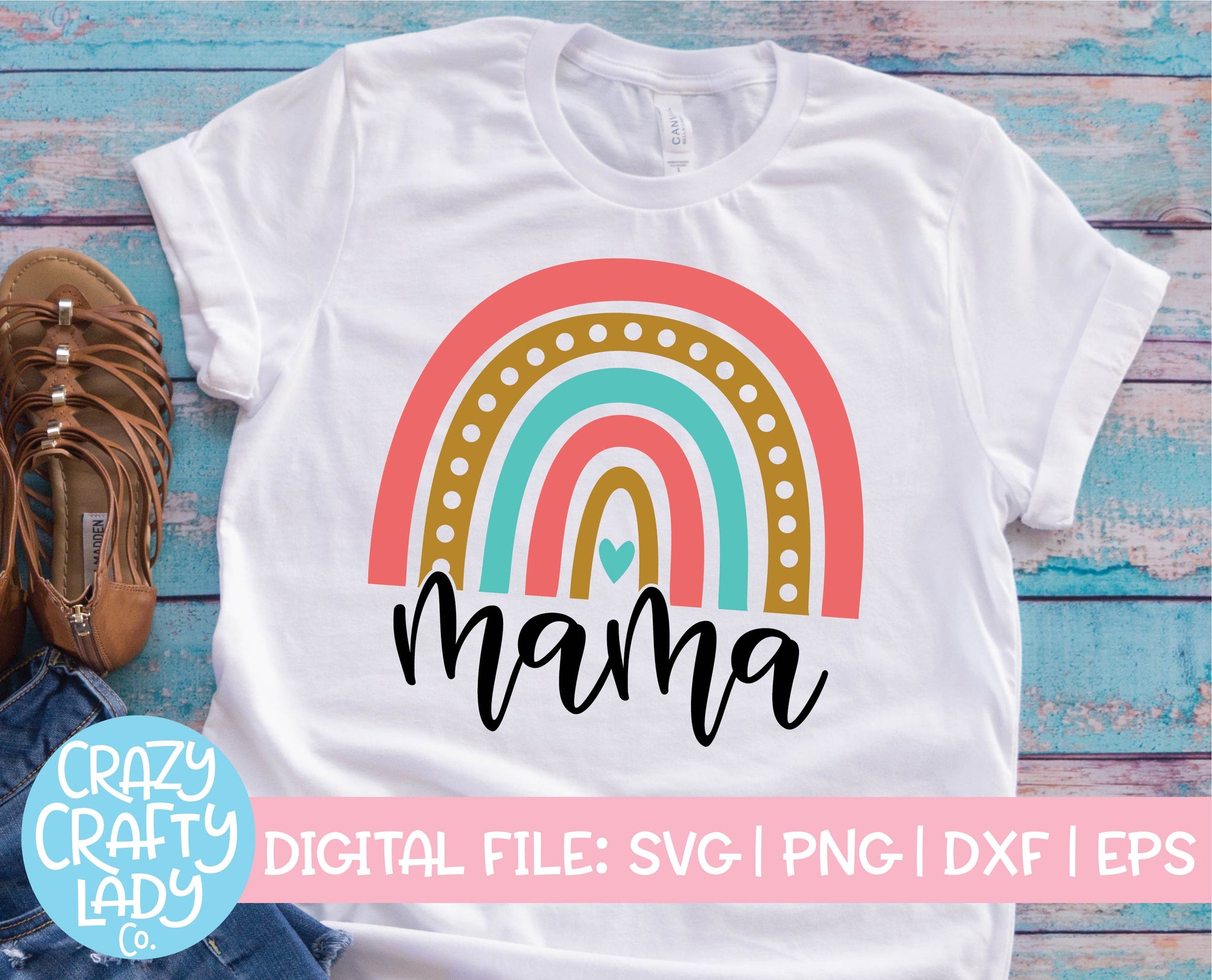 Download Mama Mini Rainbow Svg Cut File Bundle Crazy Crafty Lady Co