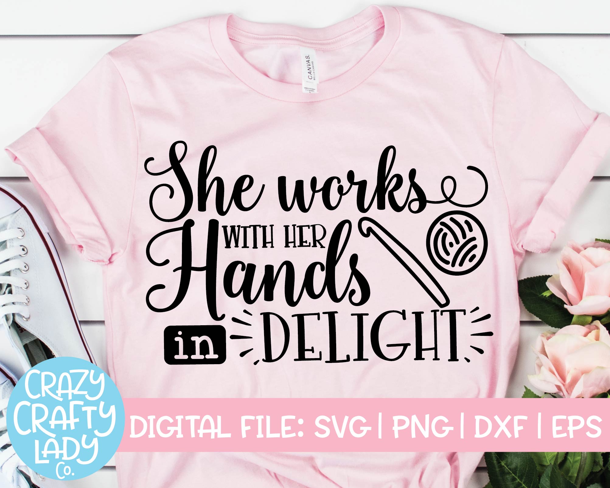 Download She Works With Her Hands In Delight Svg Cut File Crazy Crafty Lady Co