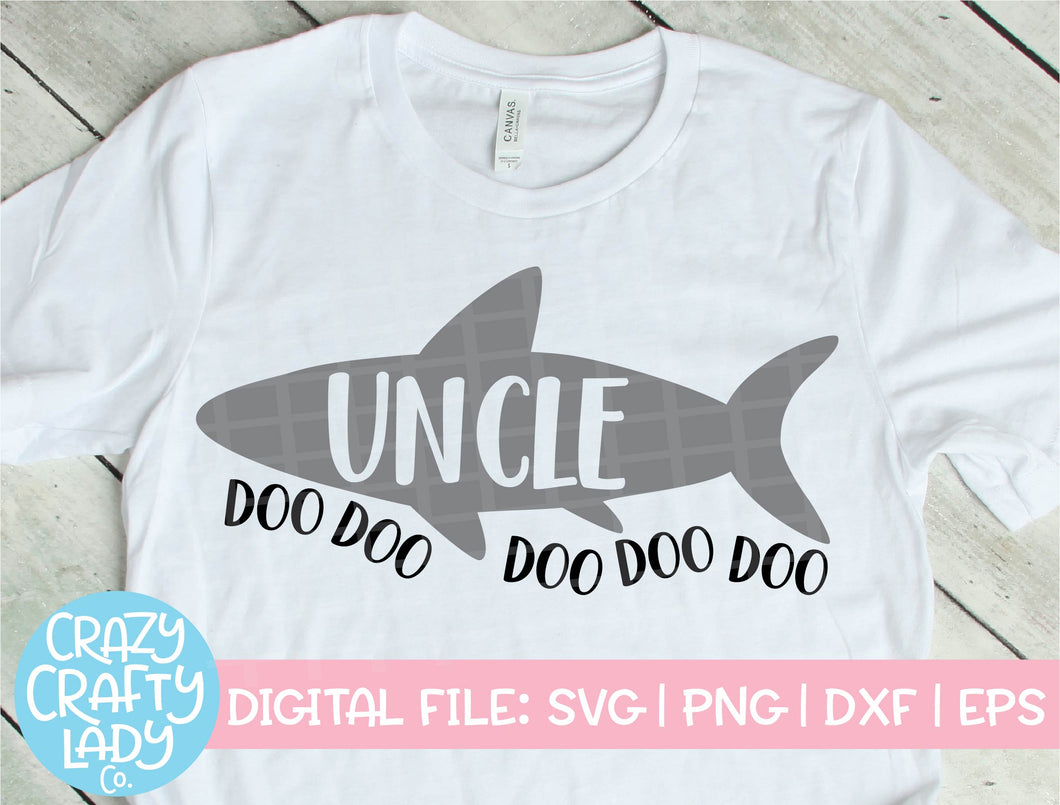 Download Uncle Shark Svg Cut File Crazy Crafty Lady Co