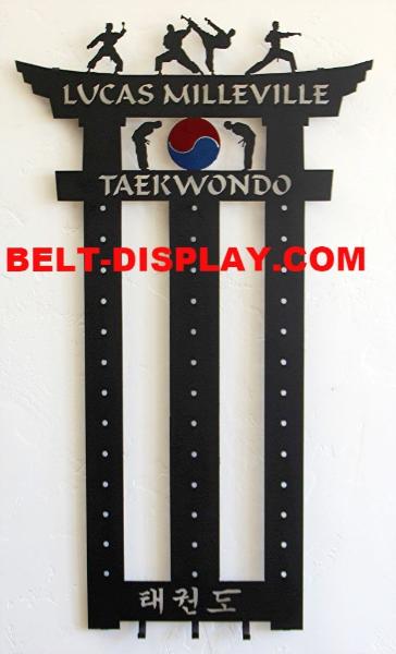 Explore Largest Taekwondo Belt Display Selection Personalized Online