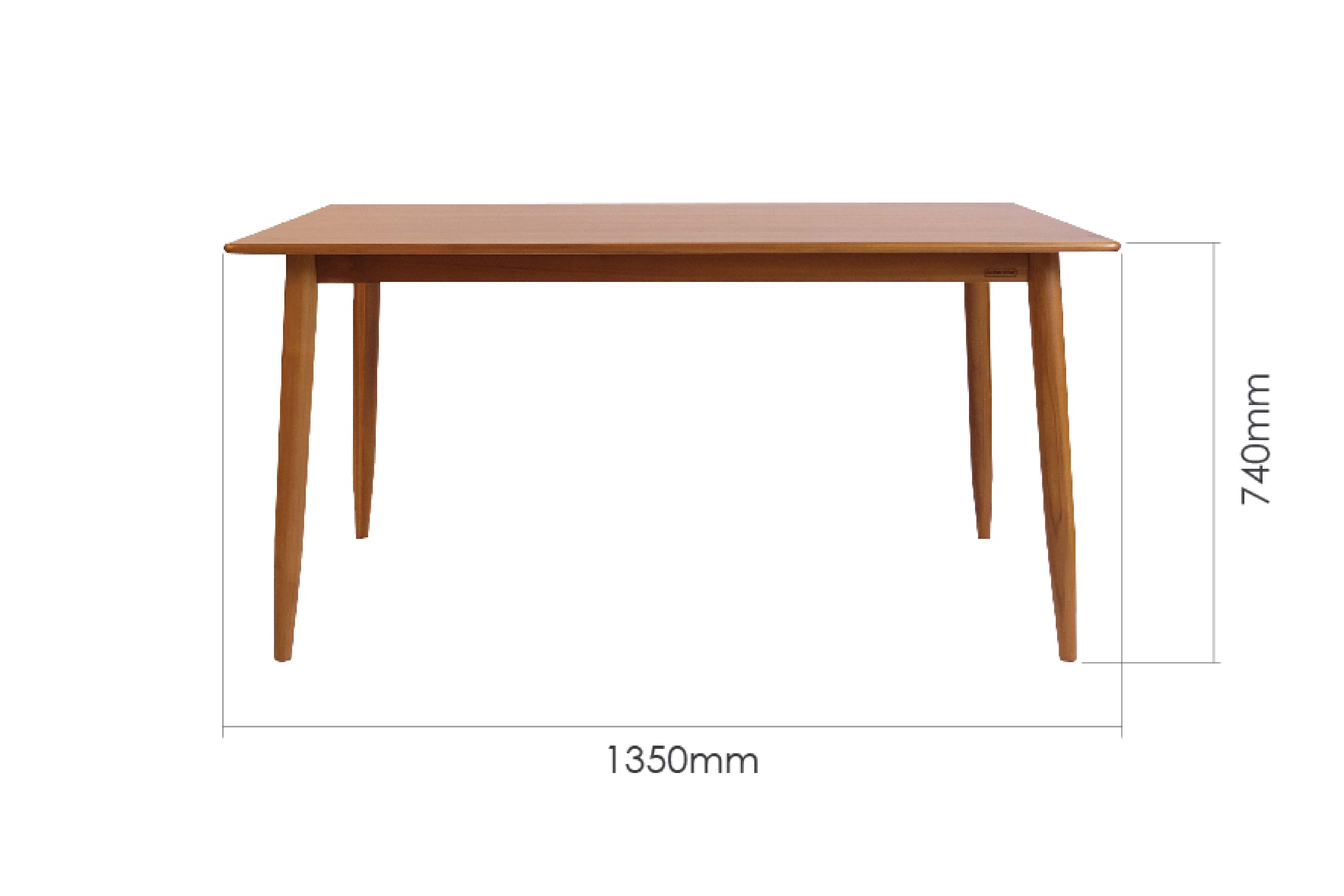 retro 4 seater dining table