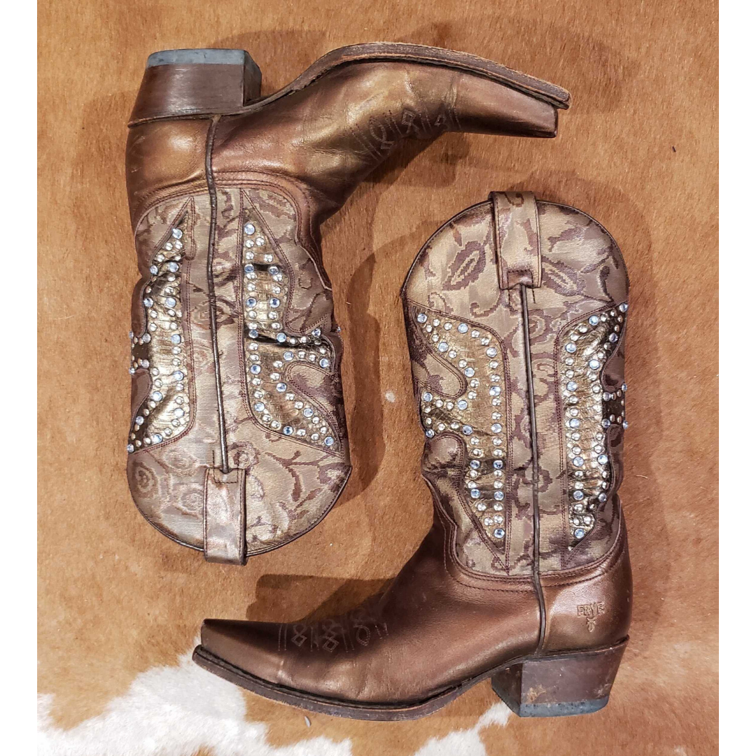 frye cowgirl boots