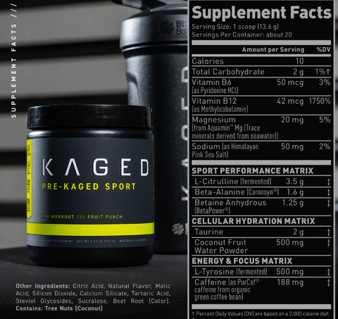 Pre-Kaged Sport Pre-Workout